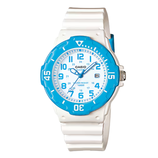Casio White Resin White Dial Quartz Watch for Ladies - LRW-200H-2BVDF