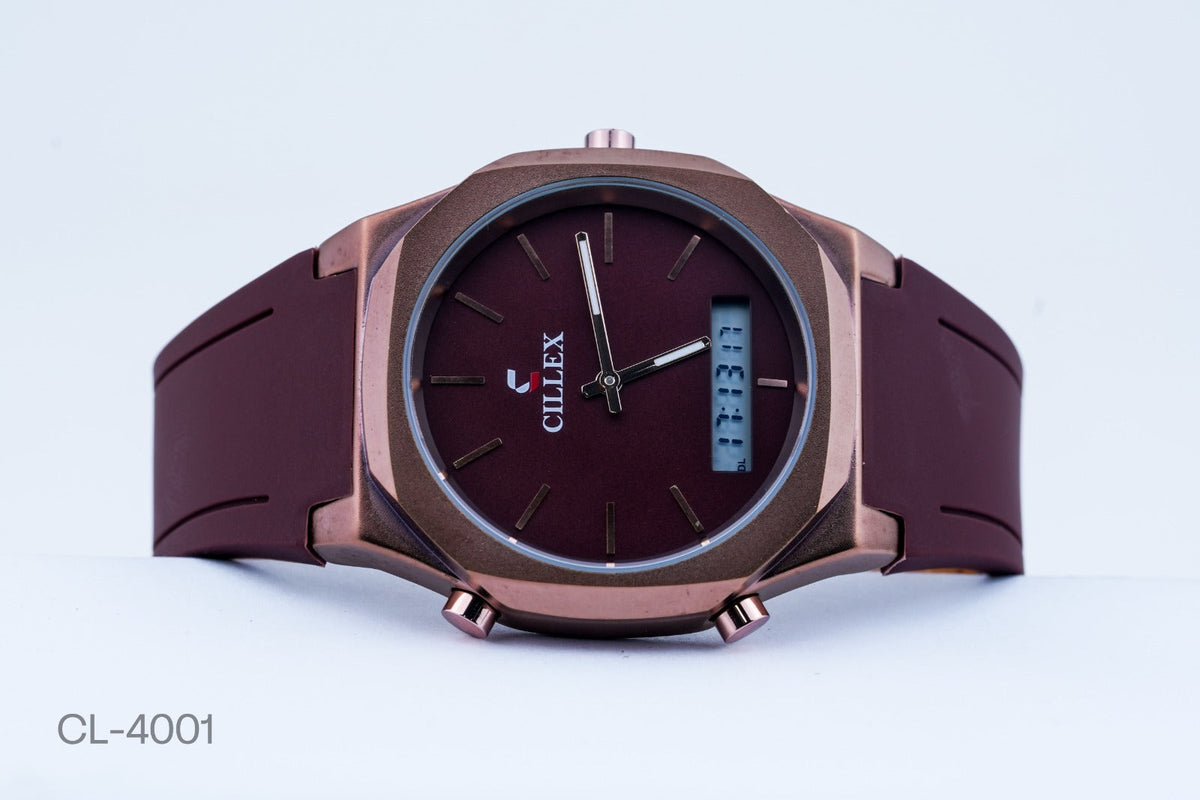 Cillex Strap watch digital with analog watch